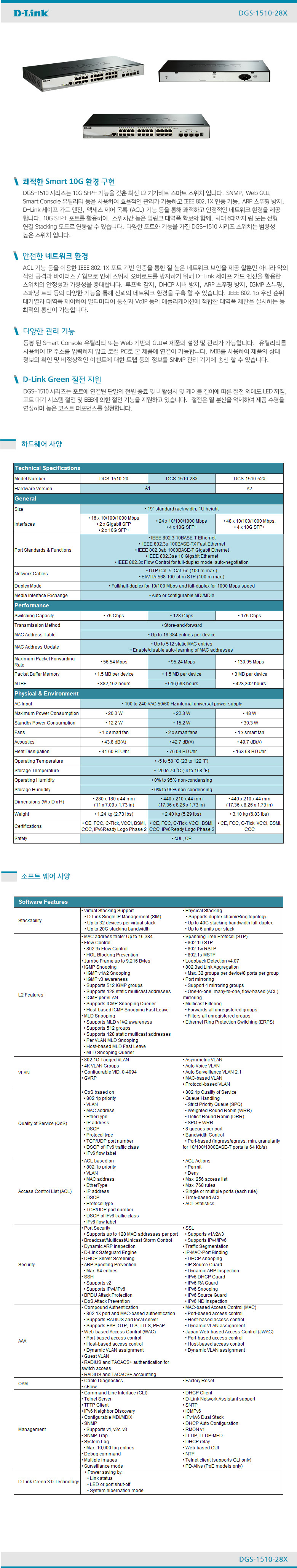 DGS-1510-28X